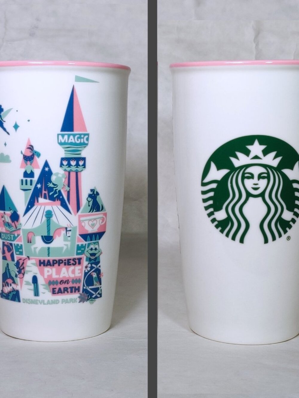Disney Parks Starbucks Castle Tumbler Mug Disneyland Attractions Happiest 2019
